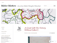 Tablet Screenshot of mahermatters.com